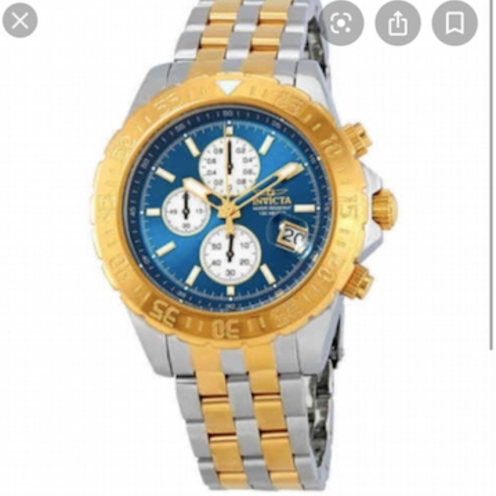 Invicta Aviator Blue Dial